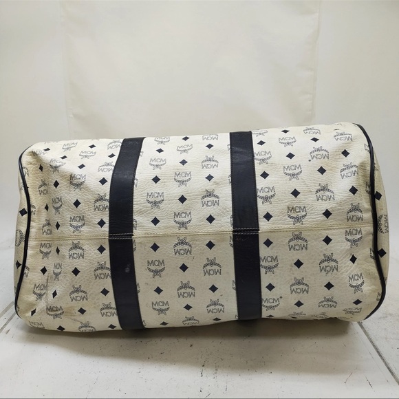 MCM White and navy  duffel Bag - Picture 4 of 7